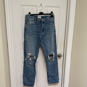 Agolde 90s Pinch Distressed Blue Jeans ( 30)